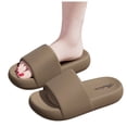 thumbnail image 6 of Purcolt Pillow Slippers for Men and Women, Cushi Oned Thick Sole Quick Drying Beach Sandals Lightweight Non Slip Open-toe EVA Shower Sandals House Slippers, 6 of 8