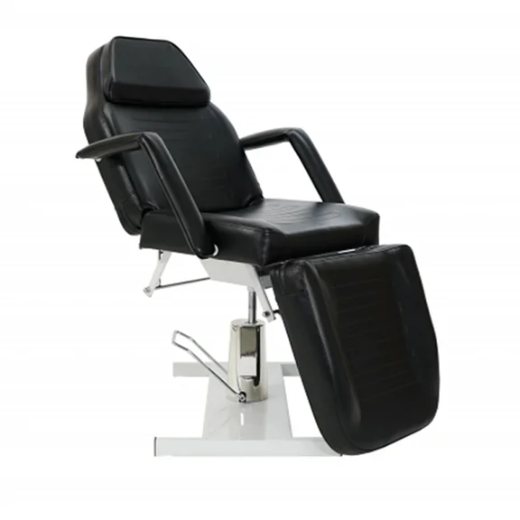 SKINACT Hydraulic Chair With Stool Facial Bed, Massage Table (Black)