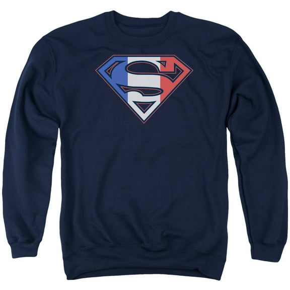 Superman - French Shield - Crewneck Sweatshirt - XX-Large