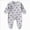 B64-Grey, variant on Newborn Boys Girls Underwear Pajamas Rompers Footed Sleeper Gown Cotton Side Baby Footed Print Infant Play For 0 6 Months Blue Rompers Baby Gift