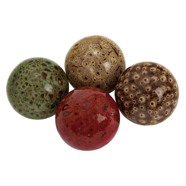 Decmode Traditional 4 Inch MultiColored Decorative