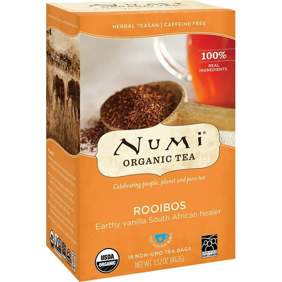 Numi Organic Rooibos Tea Bags, 18 Count