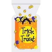 Halloween Trick Or Treat Cello Zipper Bags