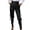 Black, variant on SMihono Clearance 2024 Skinny Slim Fit Full Length Pants for Young Girls Love Fashion Women Casual High Waist Solid Zipper Slim Hip Length Pants Black 4