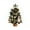 Green-24In, variant on KOYPTL Tabletop Christmas Tree Artificial Encrypted Decorated with Light Flocking Beads Bow with Wooden Base for Bedroom Night Light Living-room Window Kitchen Counter Holiday Christmas Decoration