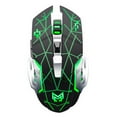 thumbnail image 1 of Ratón inalámbrico recargable para juegos de 2,4 Ghz con receptor USB, 7 colores retroiluminados para computadora PC, computadora portátil Adepaton 2033290-3, 1 of 9