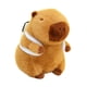 thumbnail image 2 of Lindo animal de peluche capibara, juguete de peluche, cómodos regalos de cumpleaños, decoración de coche, 33cm, 2 of 9