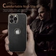 thumbnail image 3 of For Iphone 13 Pro Leather Case Luxury Business Classic Non Slip Soft Grip Full Body Protective Men Phone Cases Cover Compatible With Iphone 13, 3 of 3