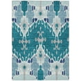 thumbnail image 2 of Addison Rugs Chantille Indoor/Outdoor Transitional Ikat Teal Washable Rectangle Rug, 10' x 14', 2 of 6
