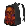 thumbnail image 2 of XMXT Travel Laptop Backpack for School Work, Scary Skull Ghost Print Large Capacity Bookbag Travel Bag Backpacks for Women Men, 2 of 9
