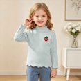 thumbnail image 2 of 4-5T Child Girls T-Shirts Tee,Long Sleeve Cute Shirts for Girls Mock Neck Fall Winter Clothes Daily Casual Tops for 6 12 18 24 Months 2T 3T 4T 5T Kids Girls Clothes, 2 of 6