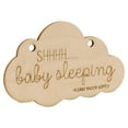 thumbnail image 2 of Shh Baby Sleeping Door Sign 6-inch, Pack of 25 for Do Not Ring Doorbell Sign Baby Sleeping Sign and Nursery No Knocking, by Woodpeckers, 2 of 5