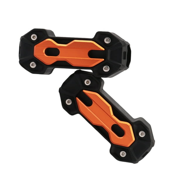 fastboy Durable et Élégant Moto 22MM-25mm Pare-Chocs Barre Protectrice Rend Déclaration Facile à Installer orange 1Set