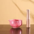 thumbnail image 5 of Multi-Functional Ceramic Herb Stripper Bowl, Wooden Garlic Masher Pestle Set, Kitchen Gadgets for Leaf Stem Separation, Garlic Grinder Muddler Tool for Pottery, Herb Stripper with Wooden Stick, 5 of 8