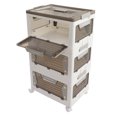 thumbnail image 1 of Storage Bins with Lids Collapsible Storage Bins Foldable Plastic Storage Container Organizer  Stackable Storage Bins with Wheels Folding Storage Box for Office School Home  Storage, 1 of 8