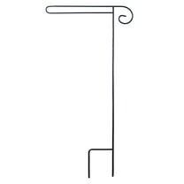 Briarwood Lane Wrought Iron Black Wrap Around Garden Flag Stand Holder