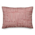 thumbnail image 2 of Creative Products Sketch Lines Pink 14 x 20 Indoor / Outdoor Pillow, 2 of 3