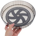 thumbnail image 5 of KALLORY Grey Rotating Spice Rack Organizer for Kitchen Countertop, Perfect for Seasonings, Herbs, and Condiment Storage, 5 of 8