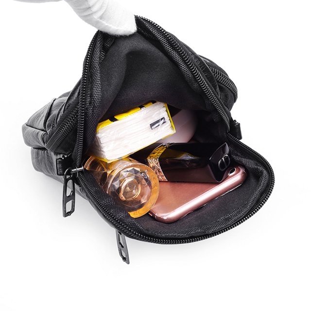 Bolsa de hombro multicapa para mujer bandolera de PU suave Cremallera pequeño para teléfono Sywqhk Para Estrenar