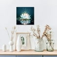 thumbnail image 6 of Chilfamy Flowers Sparkles Radiant Light Canvas Wall Art Decor 12x12in, 6 of 6