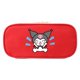 thumbnail image 1 of Kuromi kuromi estuche para lápices rojo negro lindo estampado de lona bolsa de papelería monedero cremallera estudiante almacenamiento, 1 of 4