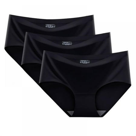 Women s High Waist Panties Sexy Lace Underwear For Women Silk With Silky Tactile 3 Pack  Women s Panties XXL