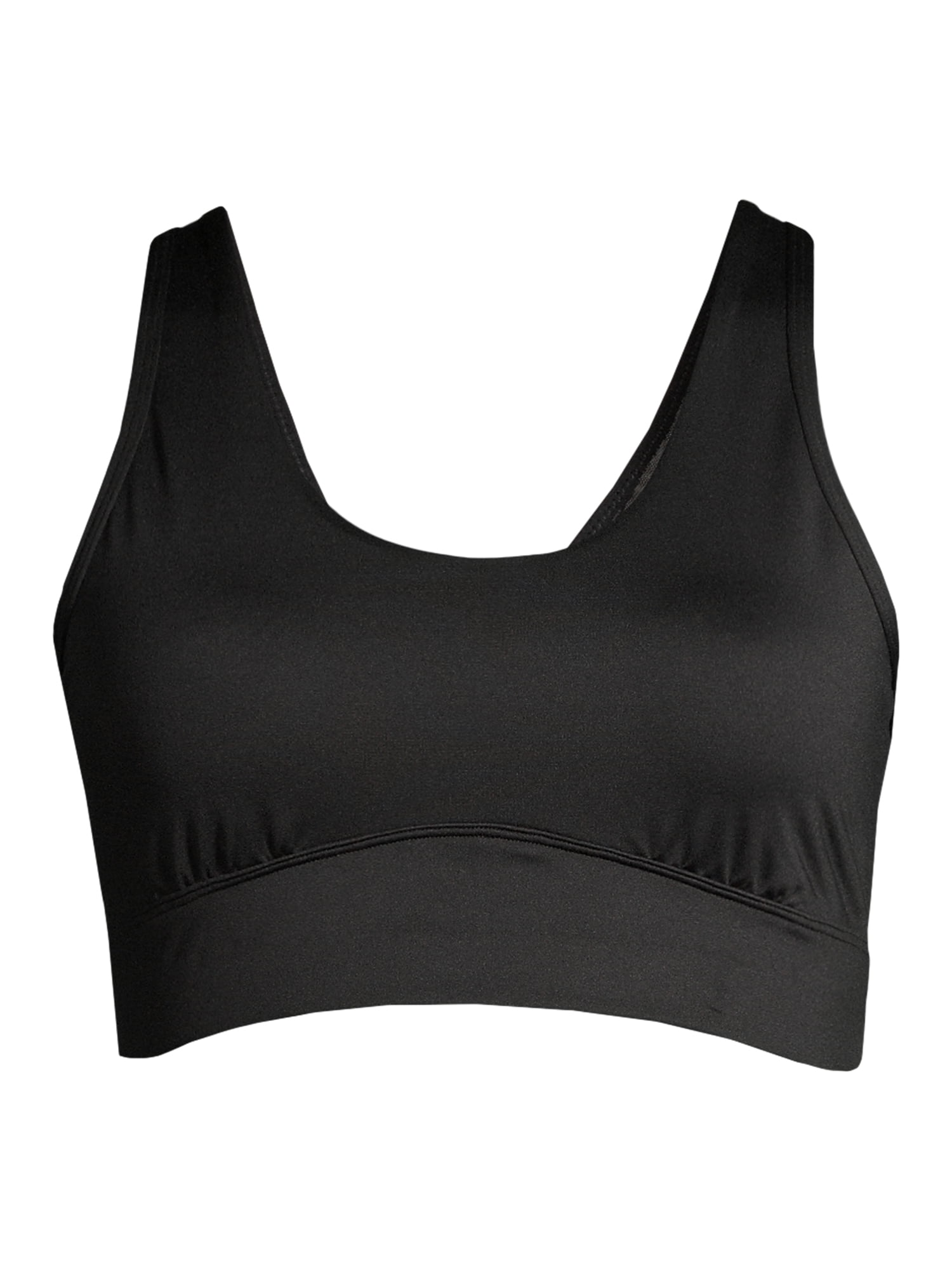 Buy Avia Women's Active Inversion Medium Support Sports Bra (Black/White,  Small 4-6) at