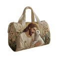 thumbnail image 1 of MKHSQHDG Today's Deals Quilted Pleated Travel Fashionable Print Yoga Handbag, 1 of 8