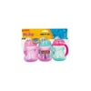 Nuby - 3 Pk 10 Oz Clik It Cup With Handles Girl