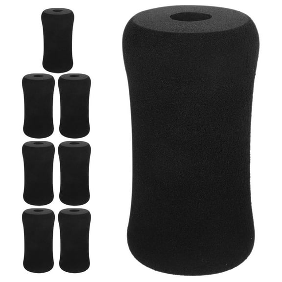 AURARMLET 4Pcs Black Foam Roller Sleeve Covers for Fitness Leg Extension Machines