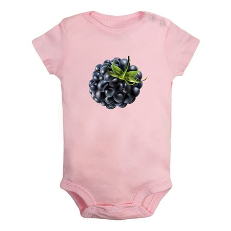 

Fruit Blackberry Image Print Rompers For Babies Newborn Baby Unisex Bodysuits Infant Jumpsuits Toddler 0-24 Months Kids One-Piece Oufits (Pink 18-24 Months)