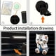 thumbnail image 3 of Difusor de aroma acrílico con clip para ventilación de coche | Difusor de aroma duradero para coches, oficinas y hogares | Ambientador de fácil instalación con clip para ventilación de coche., 3 of 5