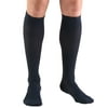 Truform Men's Compression Socks (15-20 mmHg), Knee High, Navy, Large