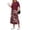 Bm 15 Lagerstroemia Wine, variant on Airmenty Two Piece Skirt Set for Women Midi Dress Sets Summer Casual Vacation Travel Matching Set with Pockets S-2XL