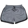 thumbnail image 3 of Yoodem Mens Shorts Gym Shorts Men Color Brace Pants Multicolor Shorts Men's Solid Beach Quick-drying Sports Men's Pants Workout Shorts Gray M, 3 of 5