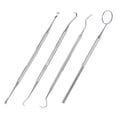 thumbnail image 1 of Graflsoa Professional Stainless Steel Dental Kit with 4 Essential Tools for Oral Care and Hygiene, 1 of 6