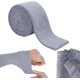 thumbnail image 1 of 2 Yard Rib Knit Cuff 2.36inch Collar Sleeve Cuffs Trim Neckline Waistband Material Cotton Ribbing Cuff for Waistbands Collar Trim Jacket Sewing Accessories Gray, 1 of 5
