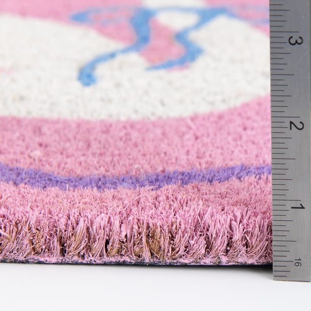 Mainstays Pink Swan Outdoor Doormat, 18