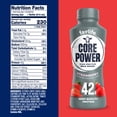 thumbnail image 6 of Core Power High Protein Shake, Strawberry, 42g Bottle, 14 fl oz, 6 of 13