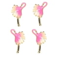thumbnail image 1 of 4x Aleación DIY Collar Pendientes Cuelgan Gota Colgantes Rosa \ u0026 Oro, 1 of 9
