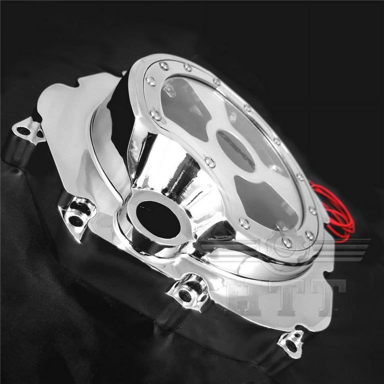 kntsページ HTT Motorcycle Chrome Right Side Engine Clutch Cover with