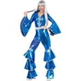 thumbnail image 1 of Smiffys Womens 70s Dancing Dream Costume Jumpsuit, 1 of 3