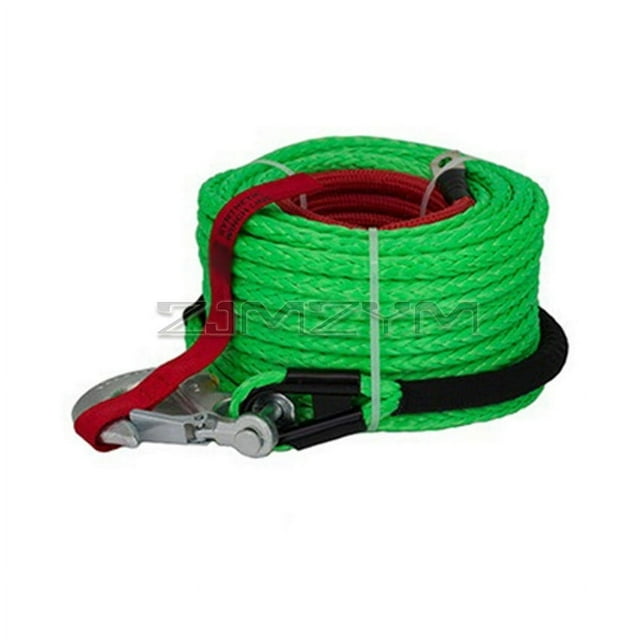 10mm*30m Multicolor Winch Line, Towing Rope, Polymer Synthetic Fiber Rope, Plasma Rope For Off-Road Vehicle Traction