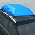 thumbnail image 1 of DYNWAVECA Car Roof Rack Cover Automotive Luggage Protector Easy to Install Practical Waterproof Rooftop Cargo Cover Travel Accessories 190cmx145cm, 1 of 9