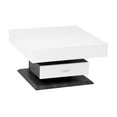 thumbnail image 2 of Keith Rotating Coffee Table with Lift Top, Grey/White, 2 of 3