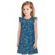 thumbnail image 1 of Fotbe Blue Glitter Vestido de Dormir para Niñas de 3 a 10 Años, Mangas Cortas, Estilo Princesa, Pijama Camisón con Mangas Voladas-Large, 1 of 6