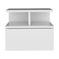 thumbnail image 4 of Mesa Noche Flotante Excelsior Blanco Diseño Moderno, 4 of 5