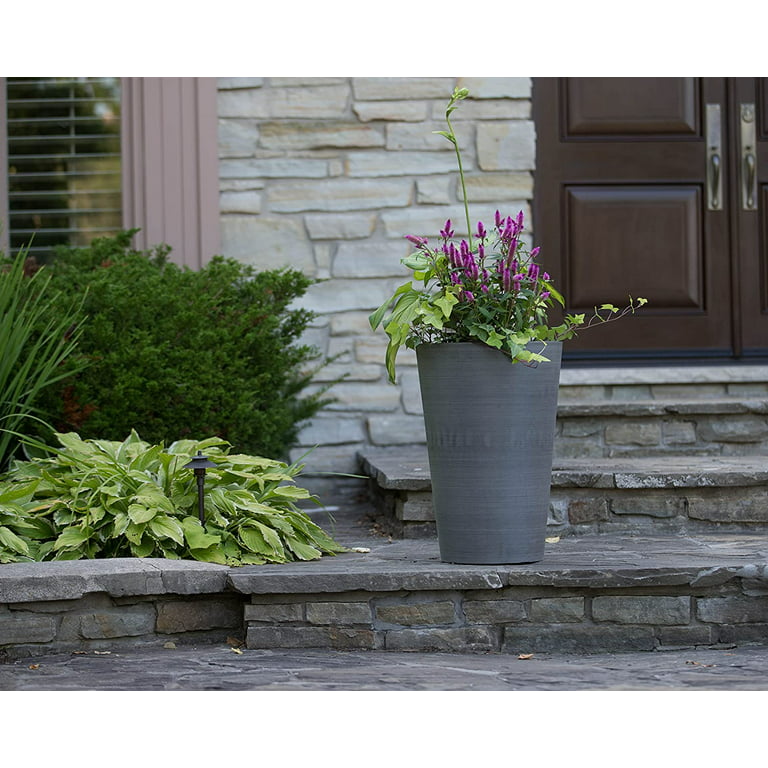 Set of 2 Envelope Shaped Wall Planters, Size: 12.5 x 12.25 x 4.4, Silver