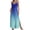 Multicolor, variant on Efsteb Summer Beach Dresses for Women V-Neck Casual Fashion Side Split Strap Sleeping Long Dress Loose Beach Vacation Gradient Sleeveless Dresses (Multicolor,M)