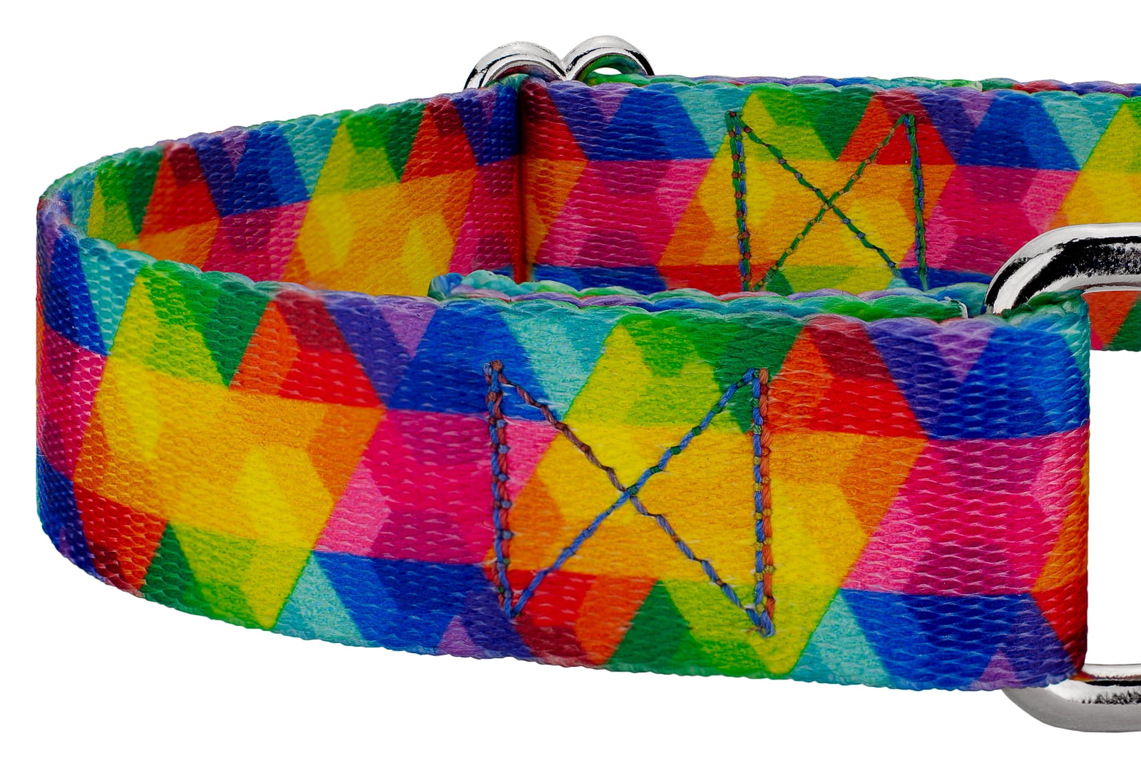 Country Brook Petz® Kaleidoscope Martingale Dog Collar and Leash, Large